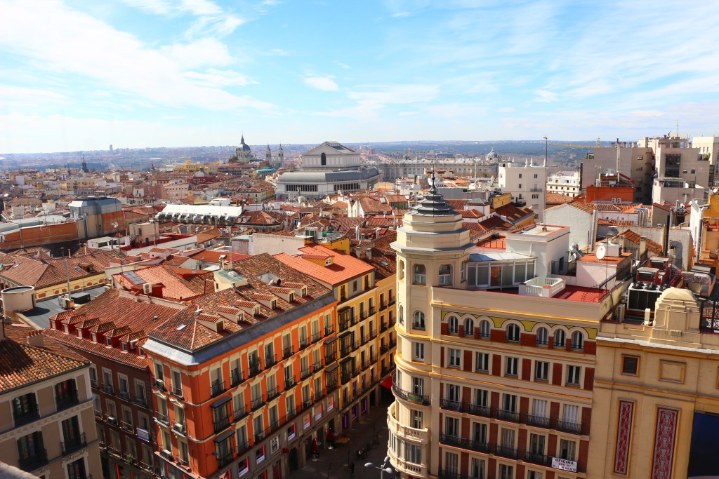 visite de madrid vue du ciel