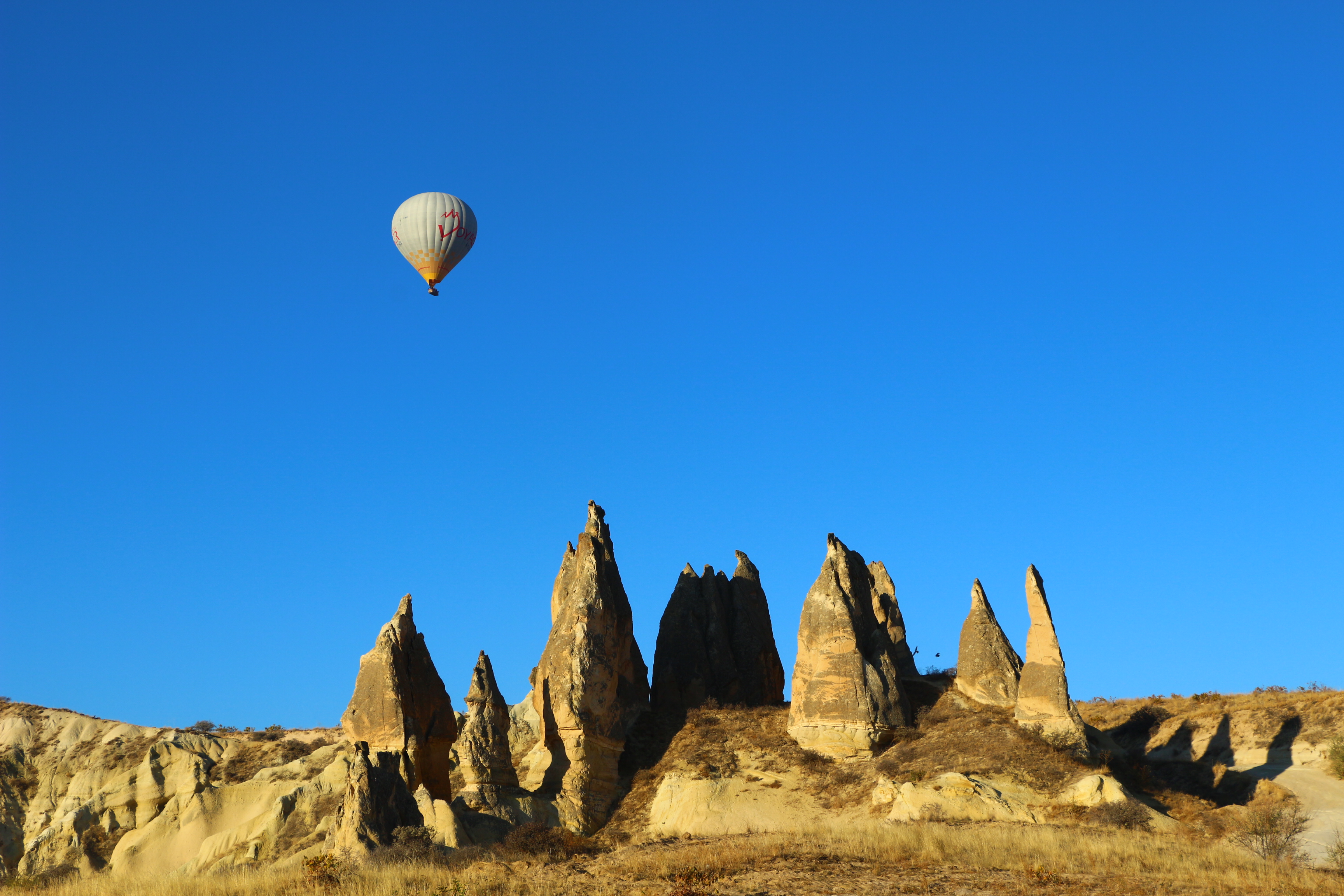 montgolfiere en cappadoce chemin