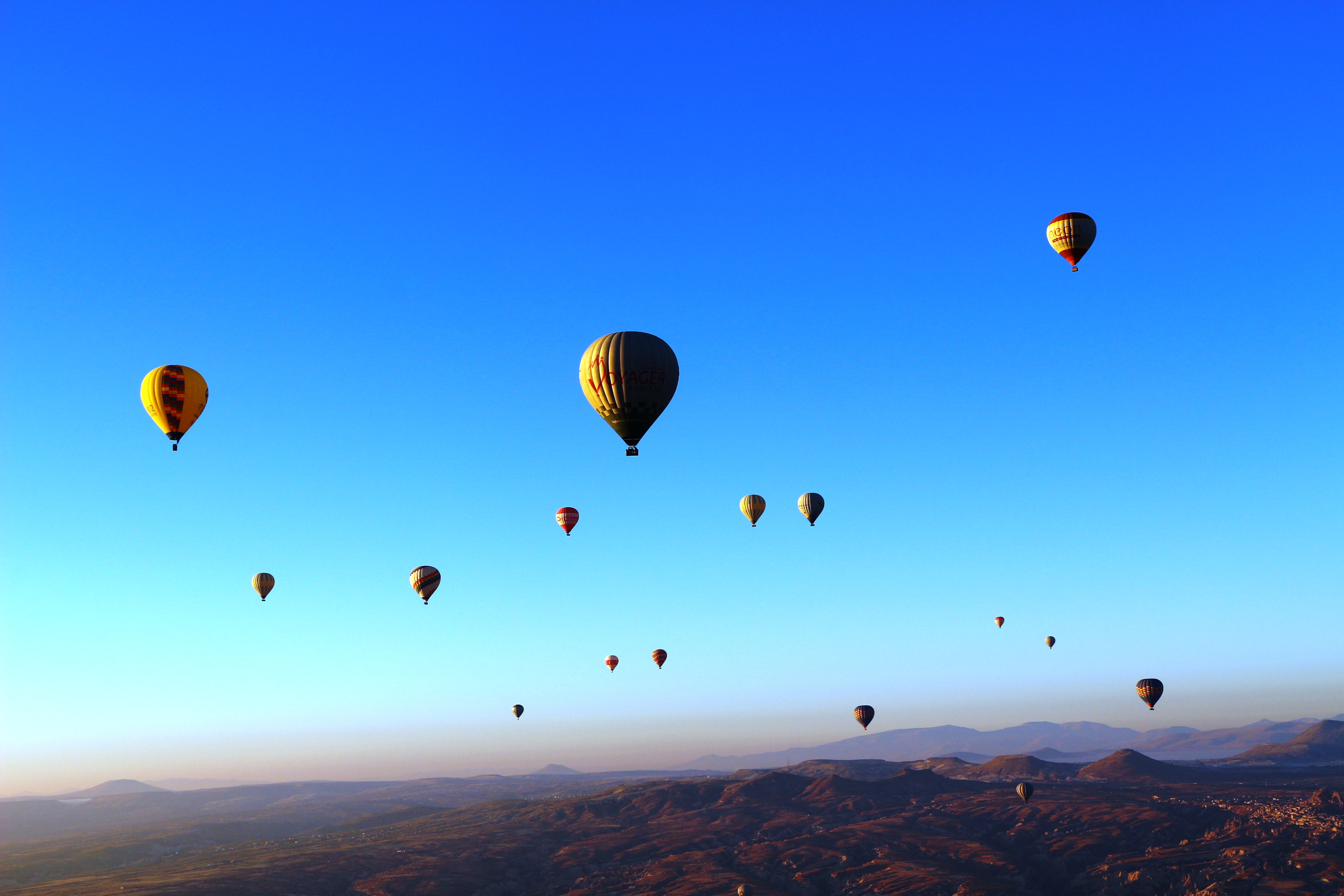 montgolfiere en cappadoce envol