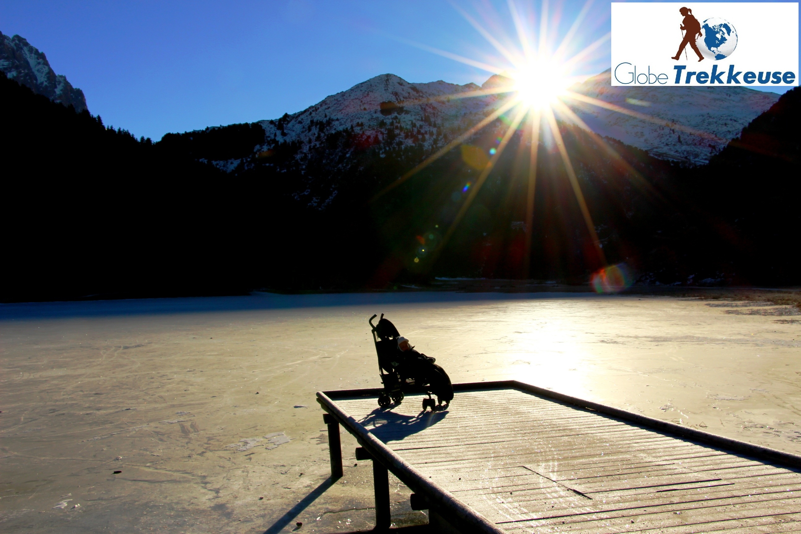 vacances neige avec bebe lac gele