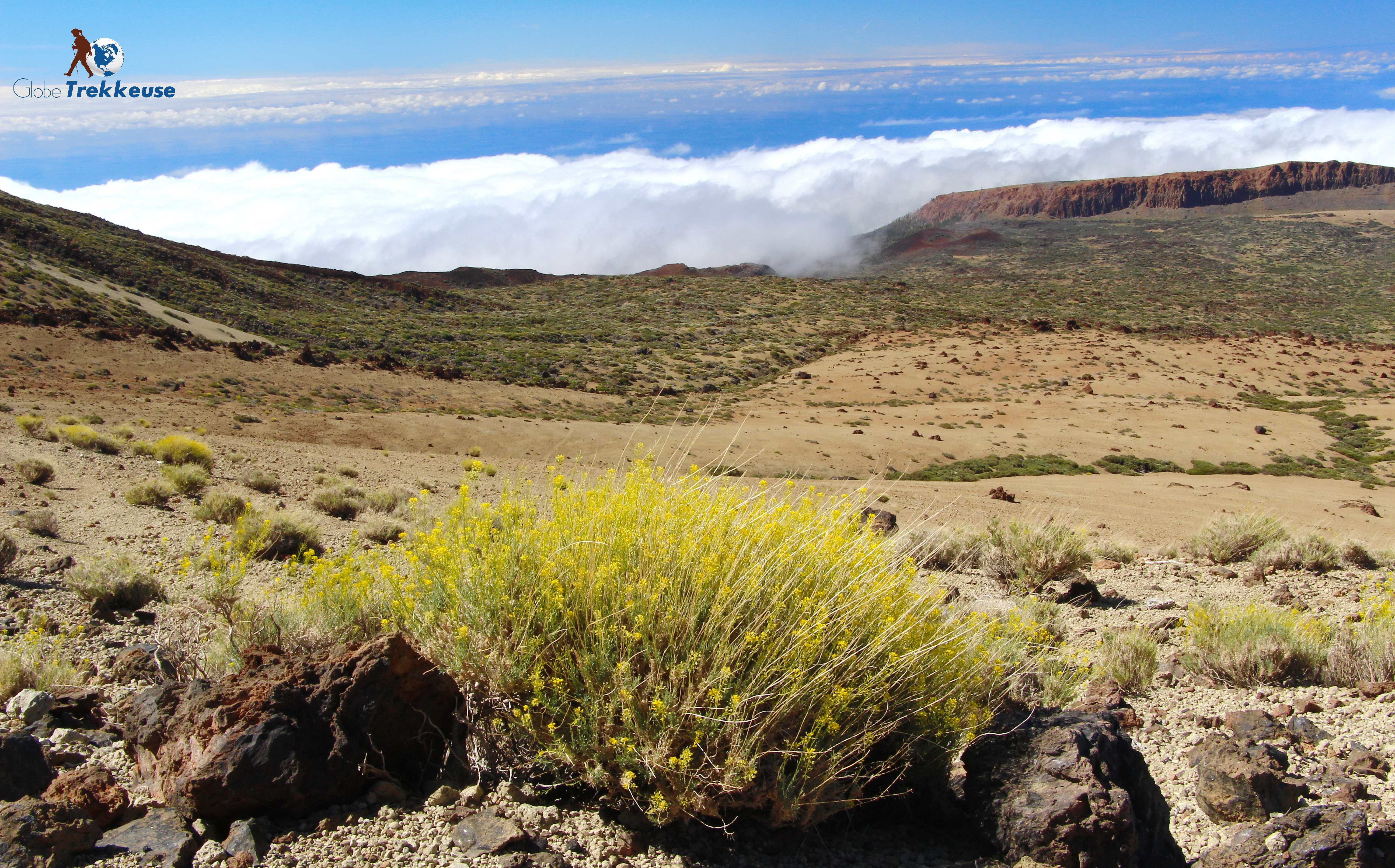 ascension du teide tenerife nuage