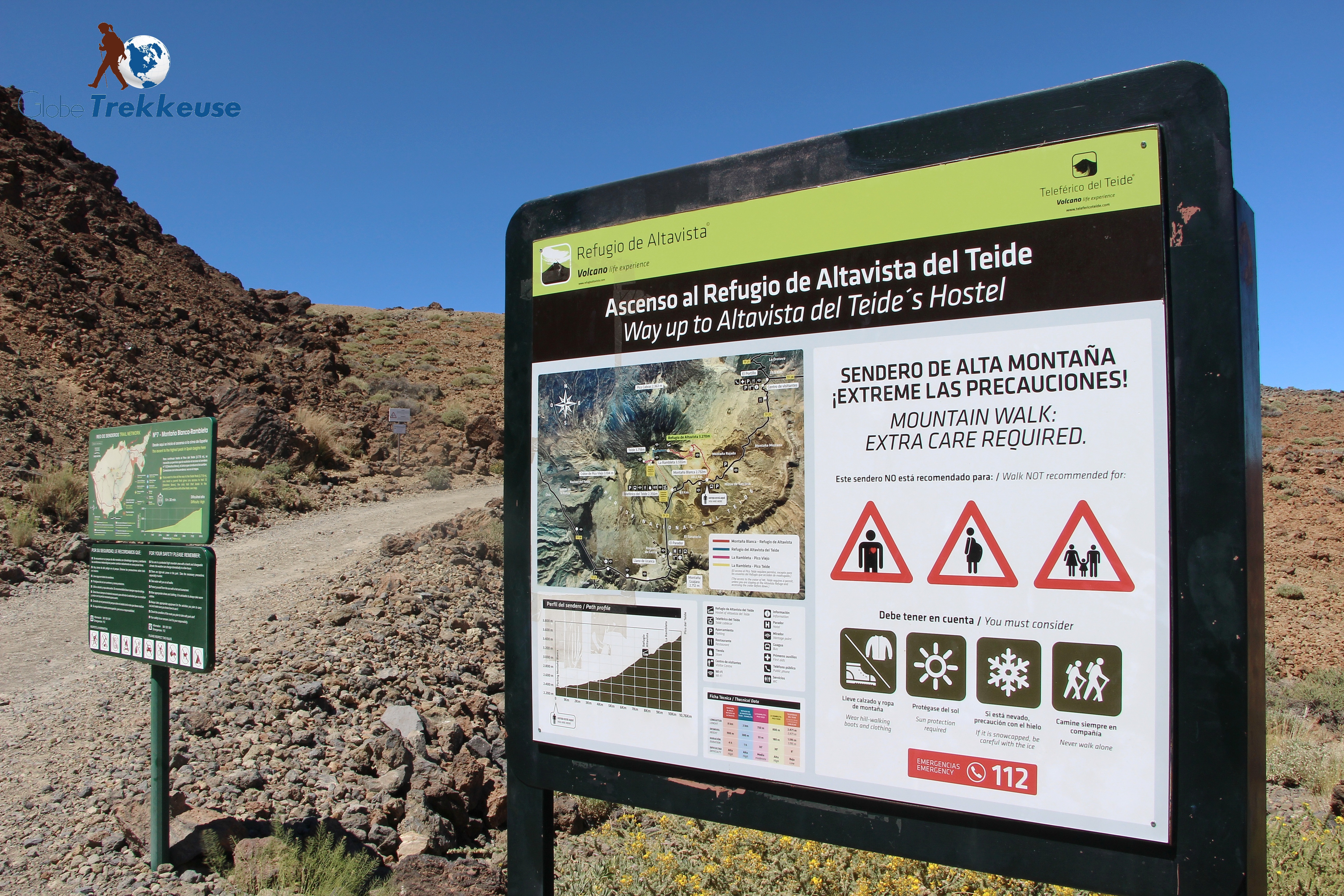 ascension du teide tenerife vigilance