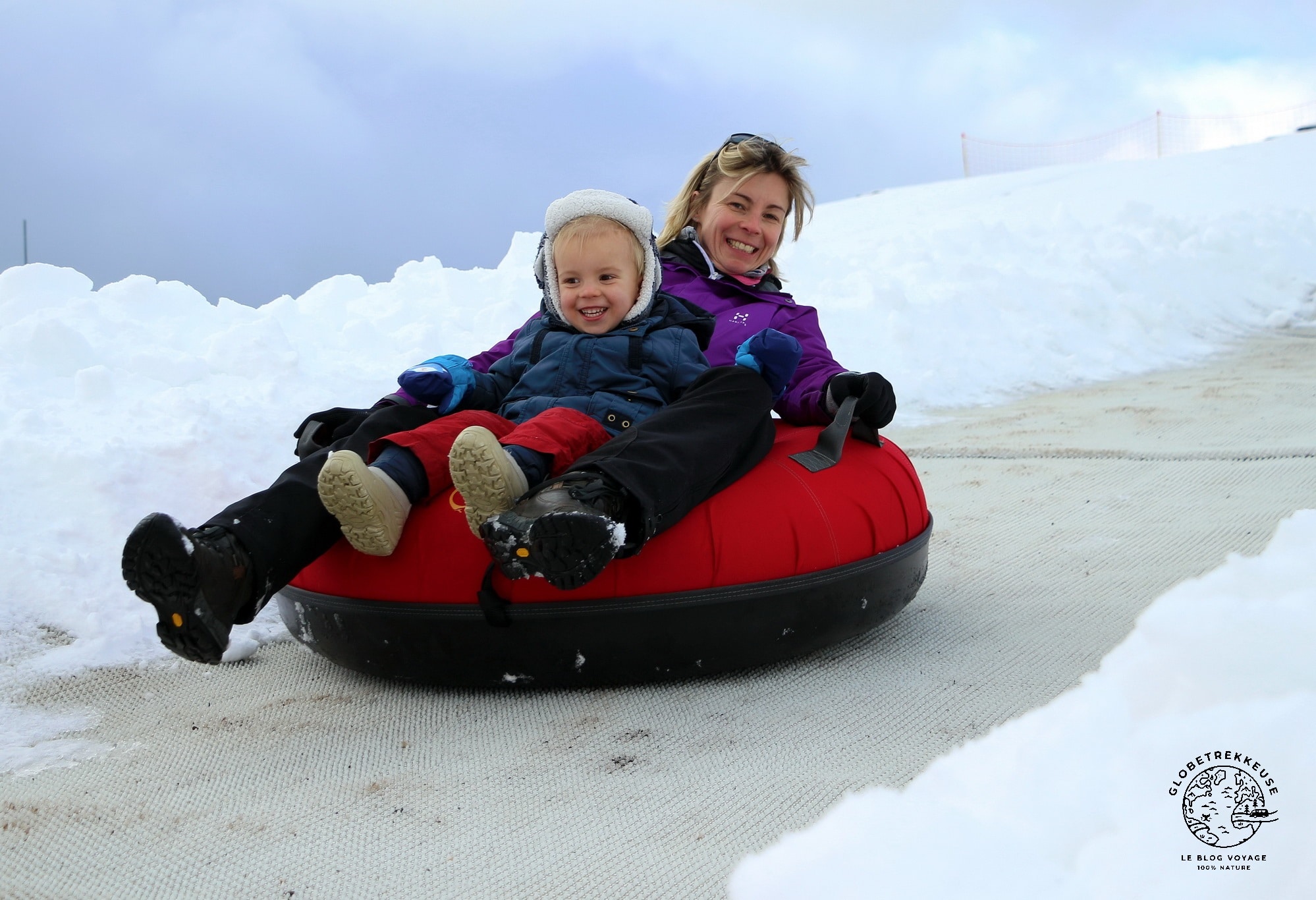 jura en famille hiver snowtubing