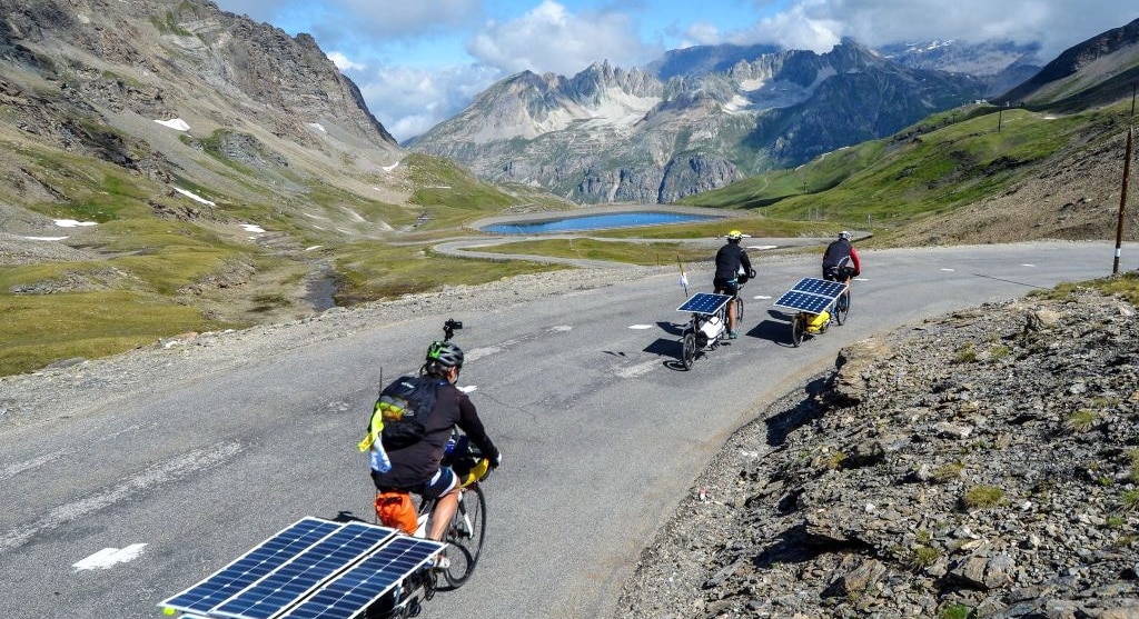 Sun Trip tour vélo solaire alpes