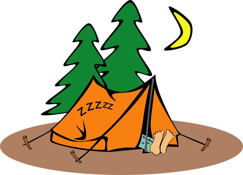 hébergements camping humour